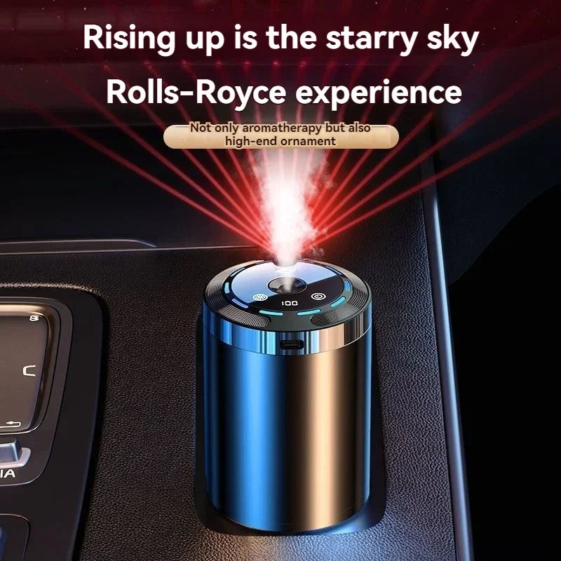 XMSJ Smart Car Air Freshener Level 5 Adjustable USB Charging Car Fragrance Diffuser Air Freshener Essential Oil Fragrance Gift