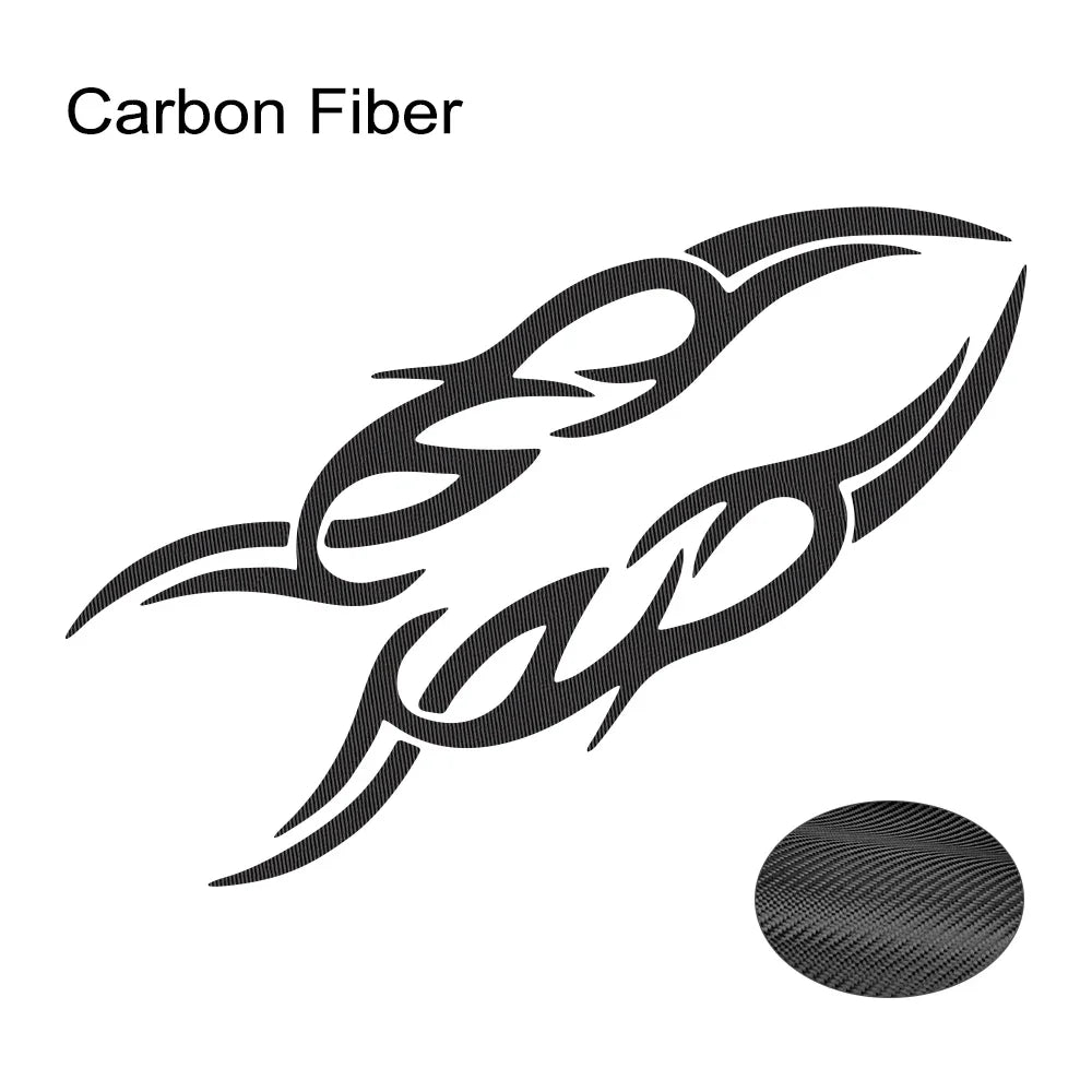2pcs Modern Fire Flame Stripe Car Hood Sticker Universal Decals for Auto Vehicle Bumper Bonnet Vinyl DIY Decoration Accessories