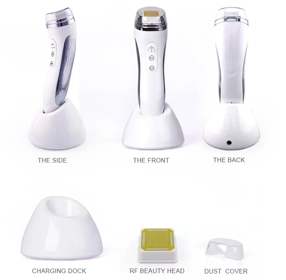 RF Radio Frequency Face Lifting Device Dot Matrix Beauty Massager Home Wrinkle Remover Skin Tightening Facial Massage Machine, women