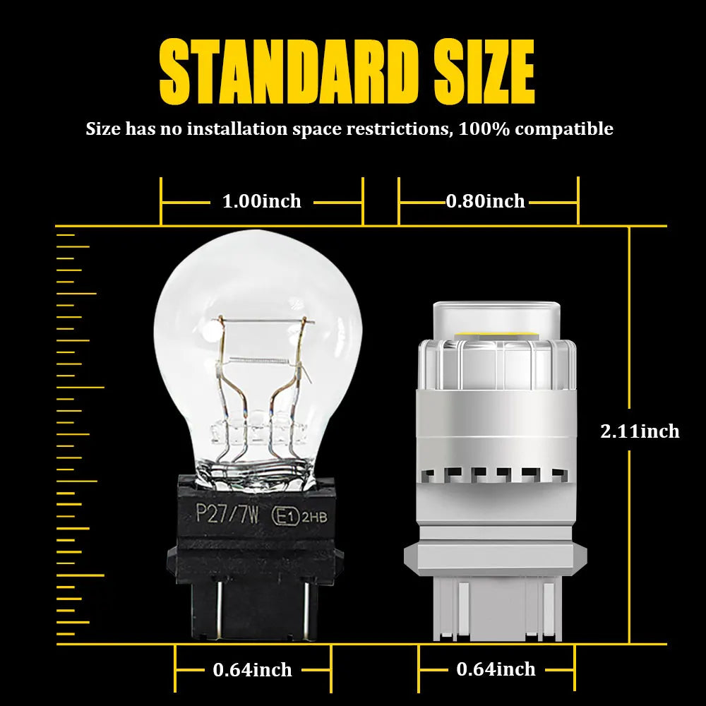 3157 LED Daytime Running / Brake / Reverse Bulbs (2-Pack)