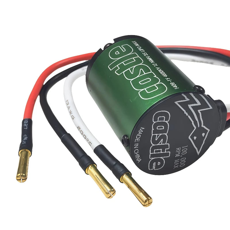 1pc Castle Castor 1406 4600KV four pole brushless motor 1/10 off-road short card Bigfoot remote control car