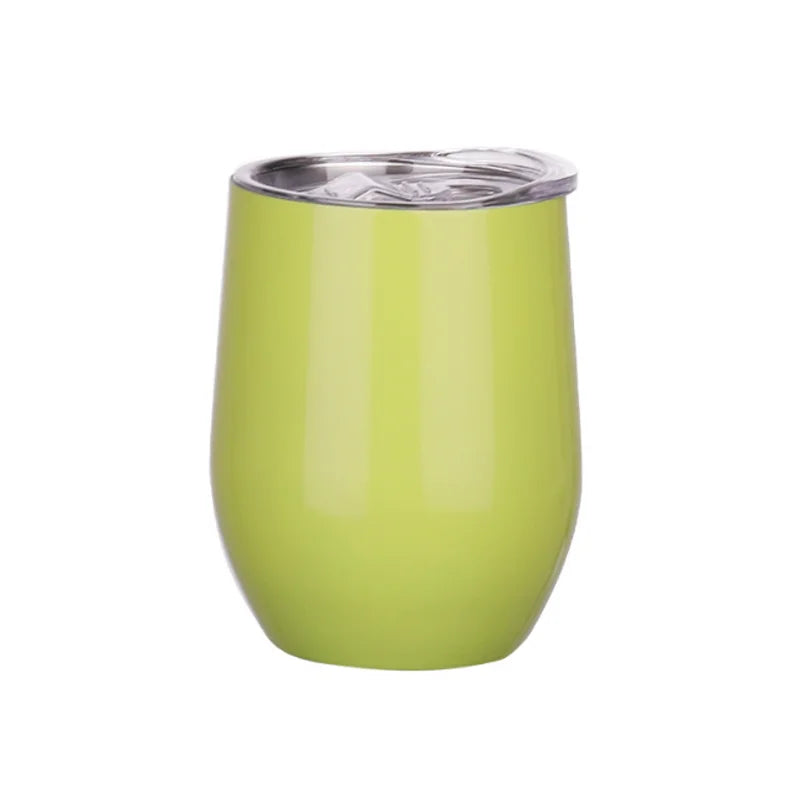 Personalized Your Text & Logo Wine Tumblers Stainless Steel Vacuum Insulated Travel Mug with Lid, Custom Birthday Gift