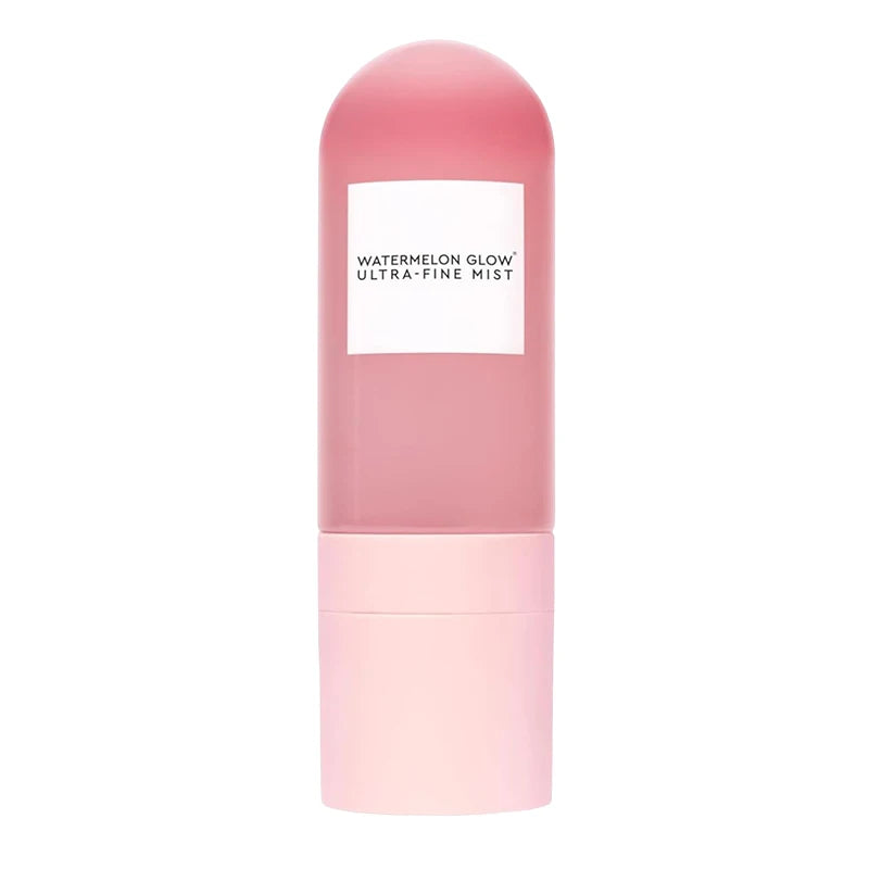 Strong Watermelon Glow Facial Spray Hydrating Mist With Hyaluronic Acid Hibiscus AHA To Refresh Dry Skin Enhance Dewy Makeup