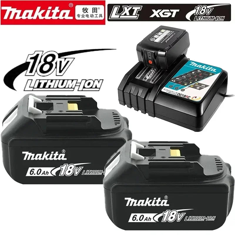 100% original Makita 18V battery 6AH BL1840BL1830b BL1850b BL1850BL1860BL1815 Replace lithium battery.
