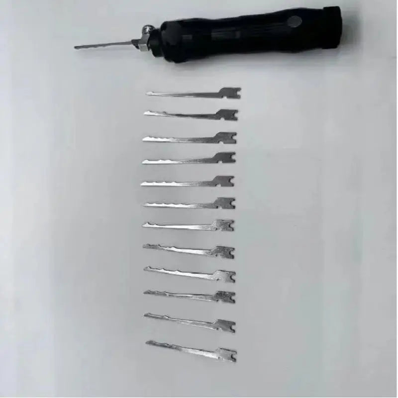 Functional locksmith repair tool set Extreme storm electric brush hook lock open locksmith tool