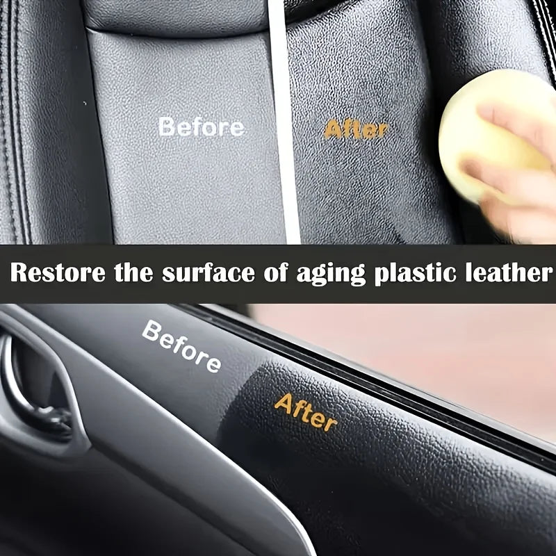 Car Interior Scratch Repair Paste – Plastic Polishing Wax for Dashboard, Black Trim & Surface Repair (30g/50g)