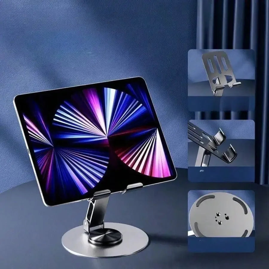 2026 New Rotating Aluminum Alloy Phone Holder, New All-Metal 360-Degree Rotating Mobile Phone Bracket, High-End Mechanical
