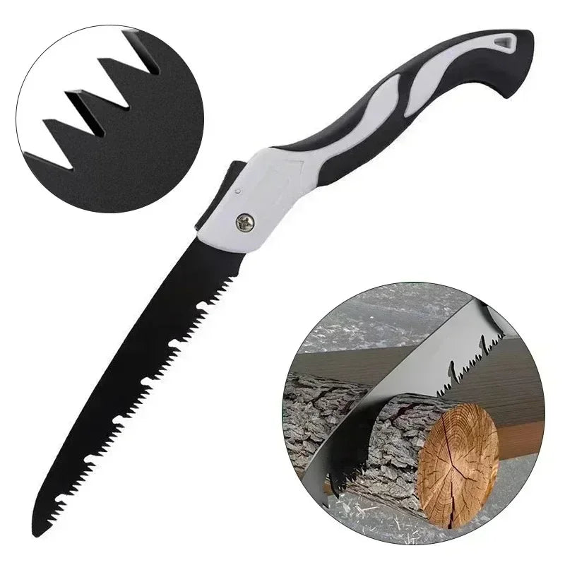 Folding Garden Hand Saw – Portable Outdoor Logging & Pruning Saw, Multifunctional