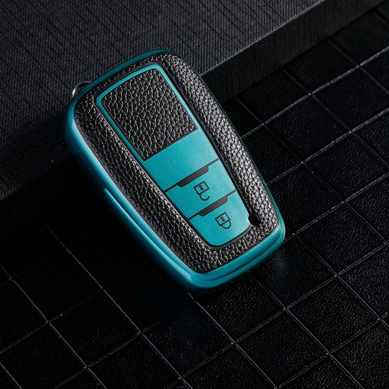 Auto Leather TPU Car Key Cover Case for Toyota Prius Camry Corolla C-HR CHR RAV4 Prado 2018 Keychain Accessories