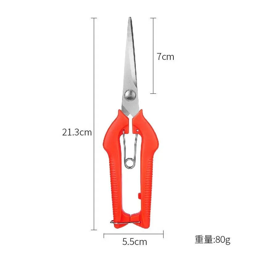 Pruning Shears Grape Scissors Garden Tool Vegetable Patch Bonsai Professional  Stainless Steel Fruit Picking With Lock New