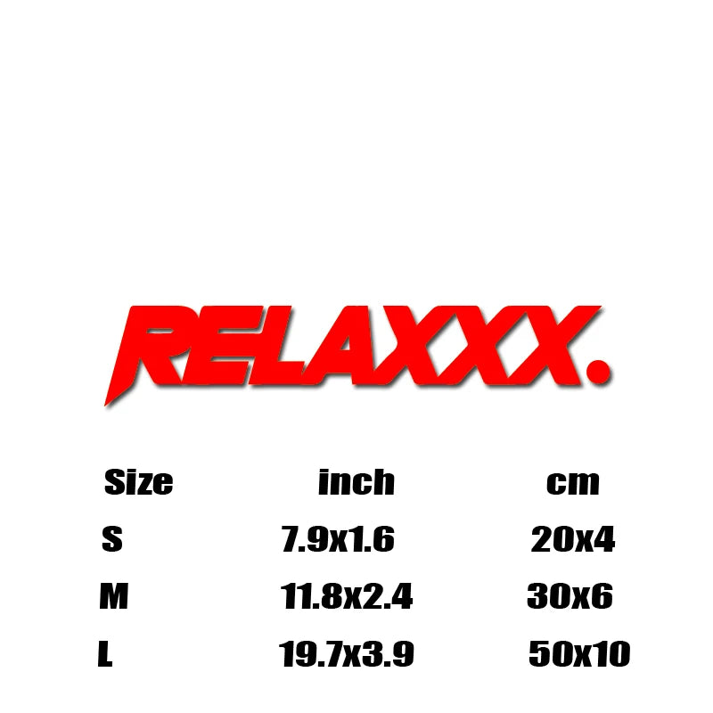 "RELAXXX"Stickers,,creative&fashion with high quality sticker for cars trucks motorcycles &laptops!