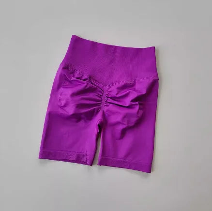 MMAlto Women's High Waist Yoga Shorts – Hip Push Up Tummy Control Gym Shorts | S-L | 21 Colors