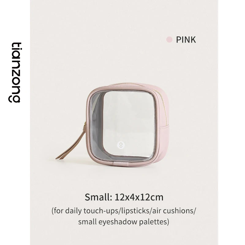 Tianzong Toiletry Bag Portable Travel Business Trip Cosmetics Bag Waterproof Transparent Cosmetic Bag