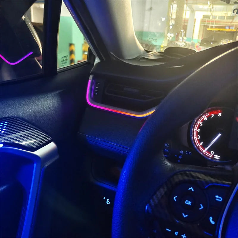 for Toyota RAV4 XA50 2019-2024 LED Car Ambient Interior Atmosphere Light Replacement Decorative Instrument Panel Lighting