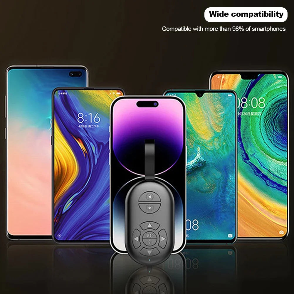 For Tiktok Photo Brush Video Bluetooth Remote Control Click The Novel Page Turning Mobile Phone Bluetooth Self-timer