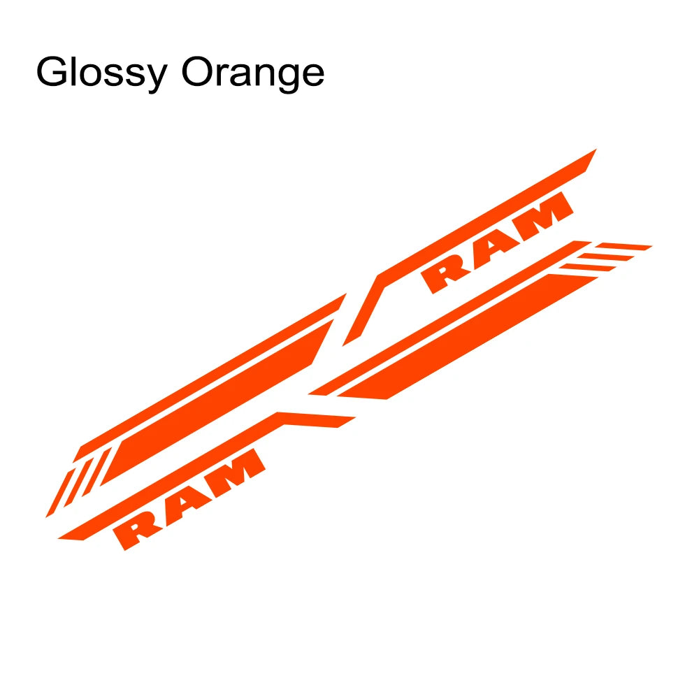 Pickup Bed Side Stripe Decal - Dodge Ram 1500/2500/3500 Rebel/TRX Style