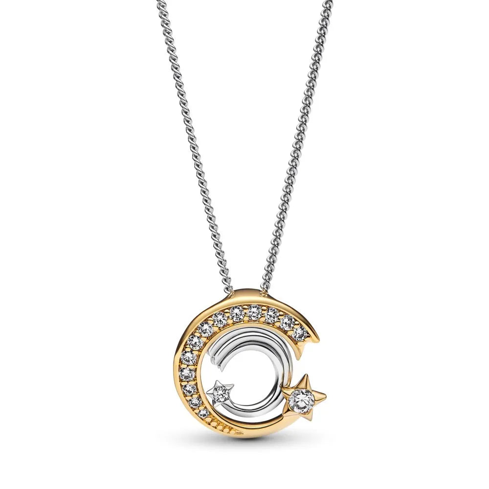 925 Silver Heart & Bow Necklace - Exquisite Women's Jewelry Gift