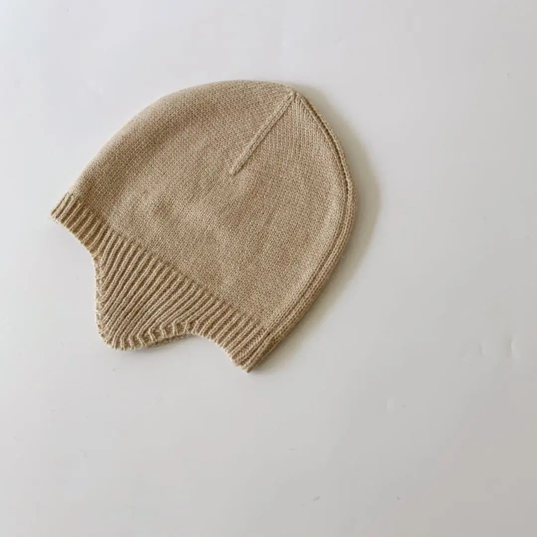 Korean Style Baby Knit Bonnet - Toddler Winter Beanie Cap - photo 4