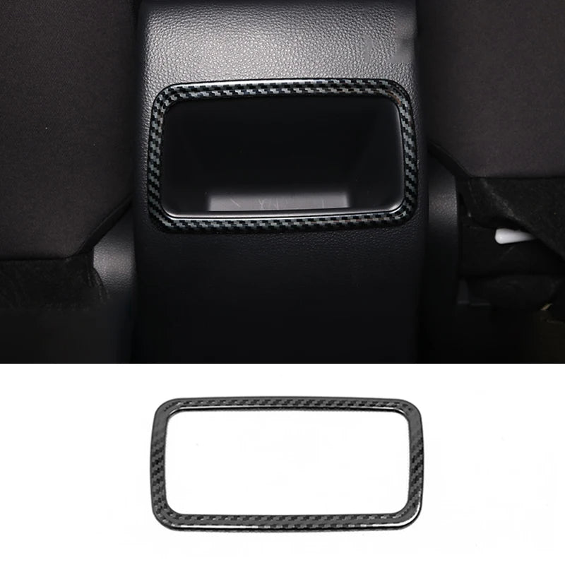 For Toyota Corolla E210 2019-2021 2022 2023 2024 2025 Hybrid Car Rear Seat Console Air Conditioning Outlet Cover Trim Sticker