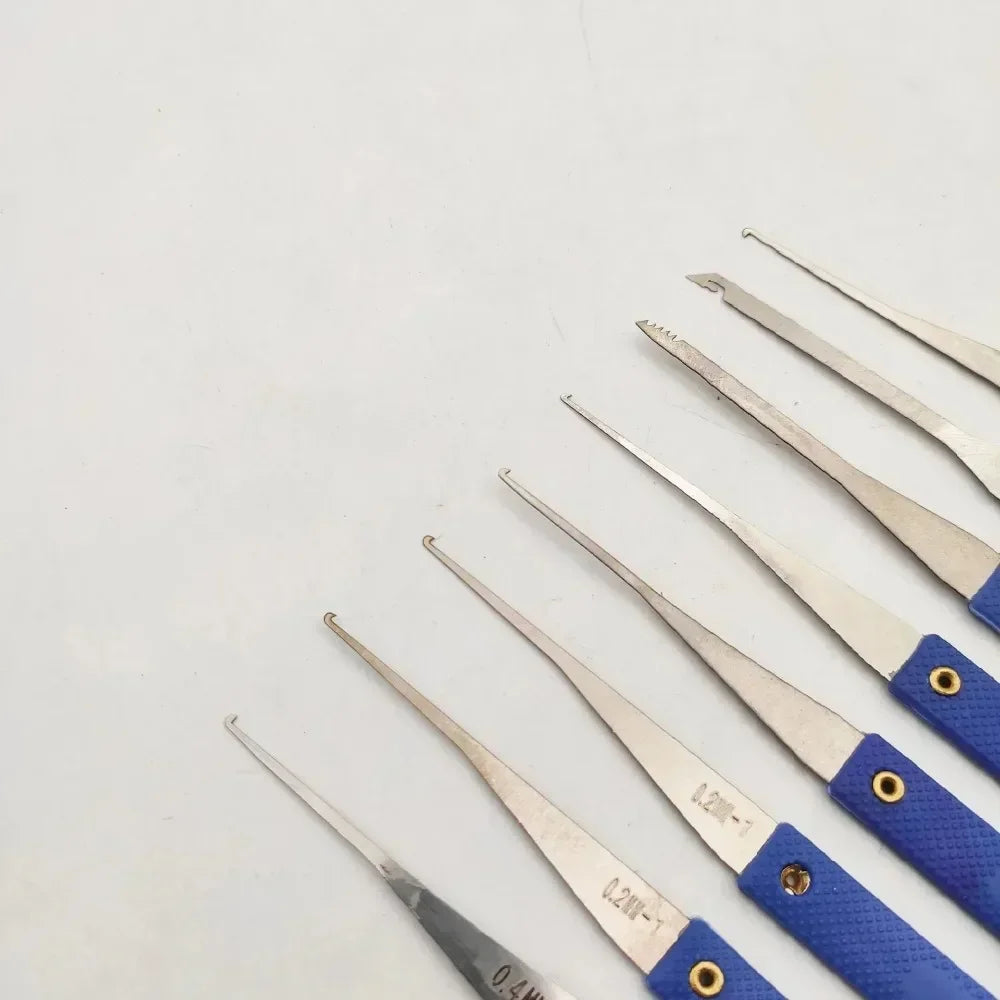 Multi-Functional Locksmith Tool Kit: Lock Picks, Padlock Repair, Broken Key Removal & Door/Combination Lock Opener Set