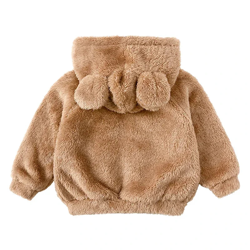 Girls Cartoon Hooded Winter Coat - Thick Warm Jacket, 1-6 Years - photo 3