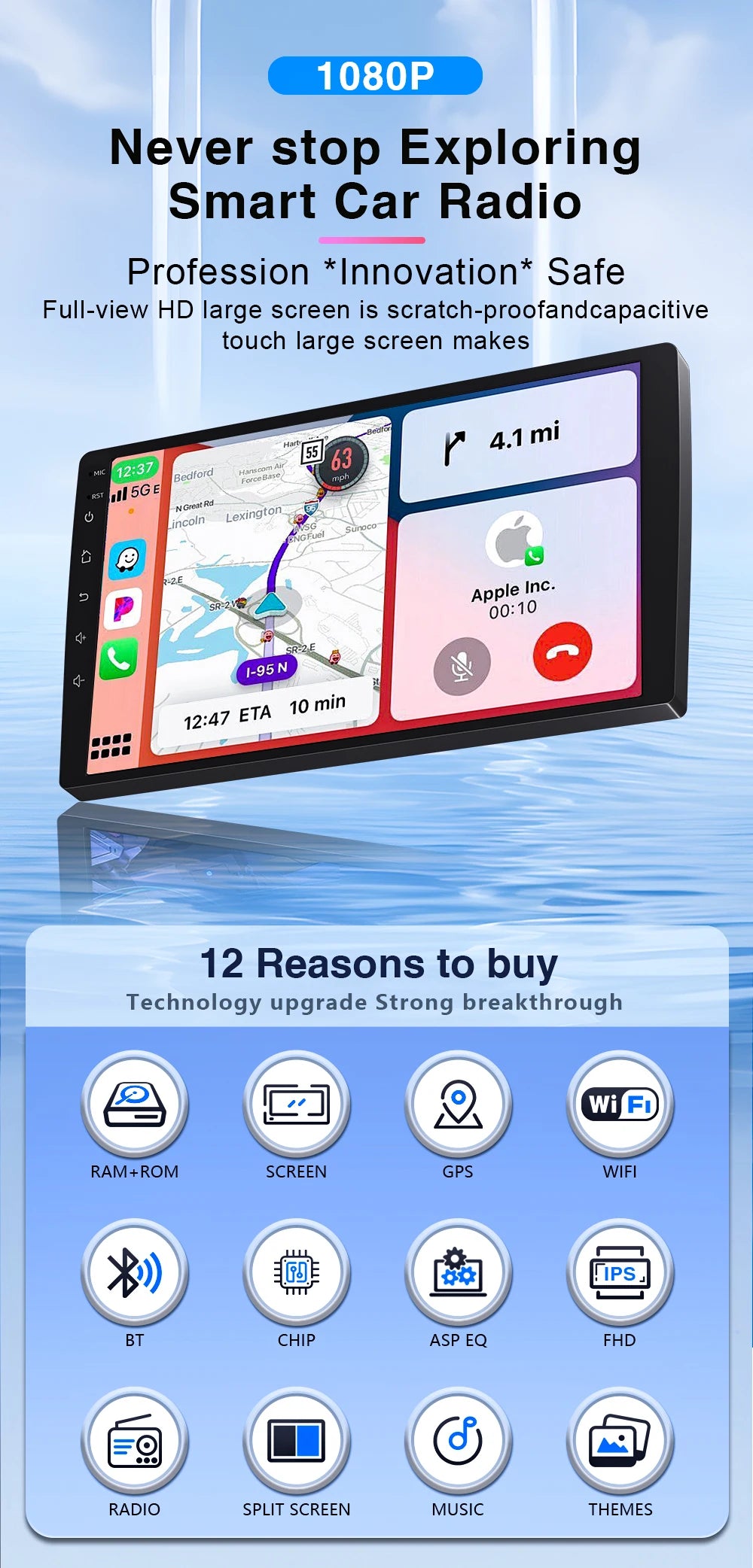 Android 16 For GMC Yukon 3 GMT 900 2006-2014 For Chevrolet Tahoe 3 GMT900 2006-2014 Silverado 2 GMT901 2007-2013 Radio Car GPS