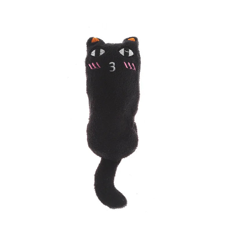 Catnip Plush Cat Toy – Interactive Teeth Grinding & Squeaky Kitten Toy (11cm)