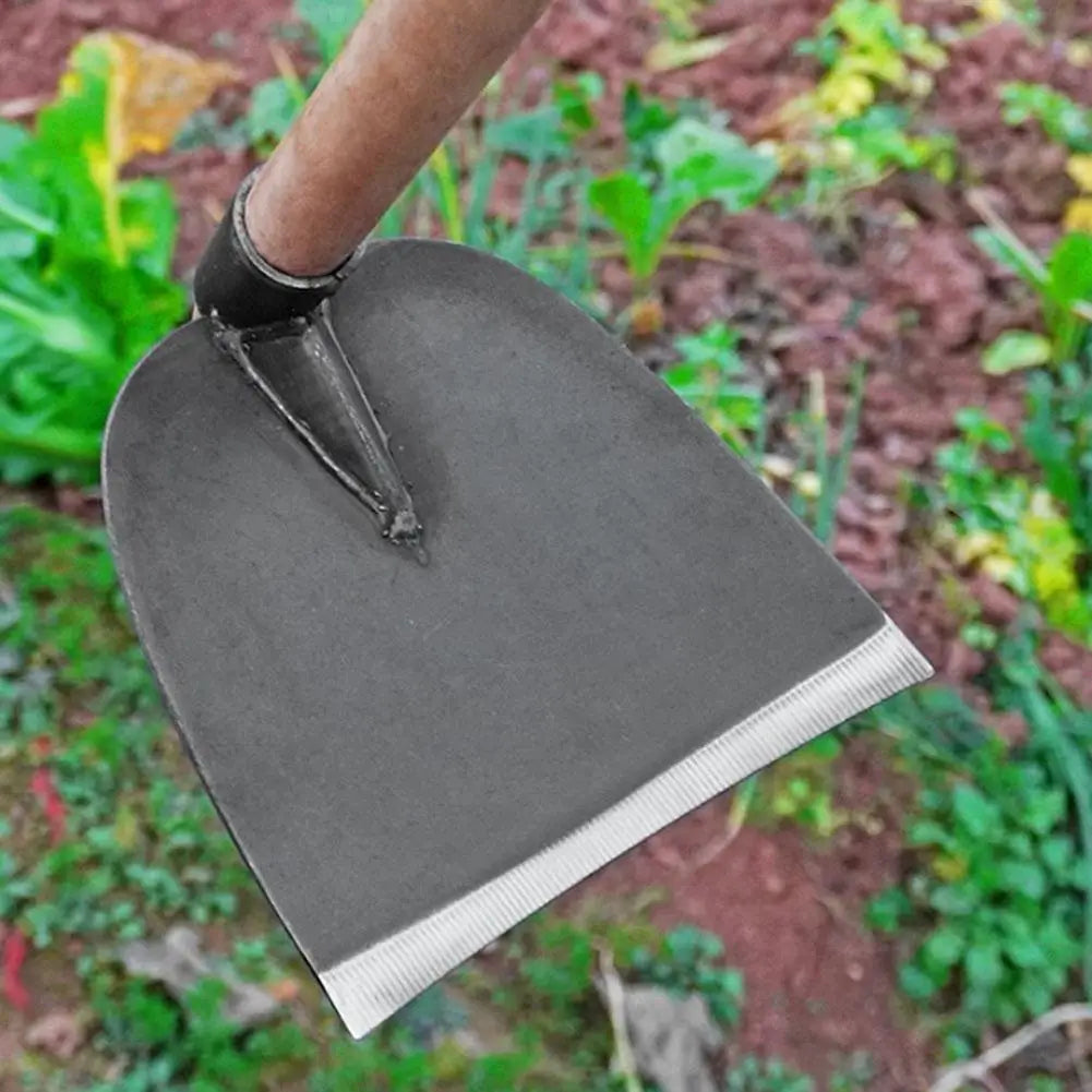 Forged Steel Garden Hoe – Household Weeding & Digging Tool for Planting Vegetables & Flowers