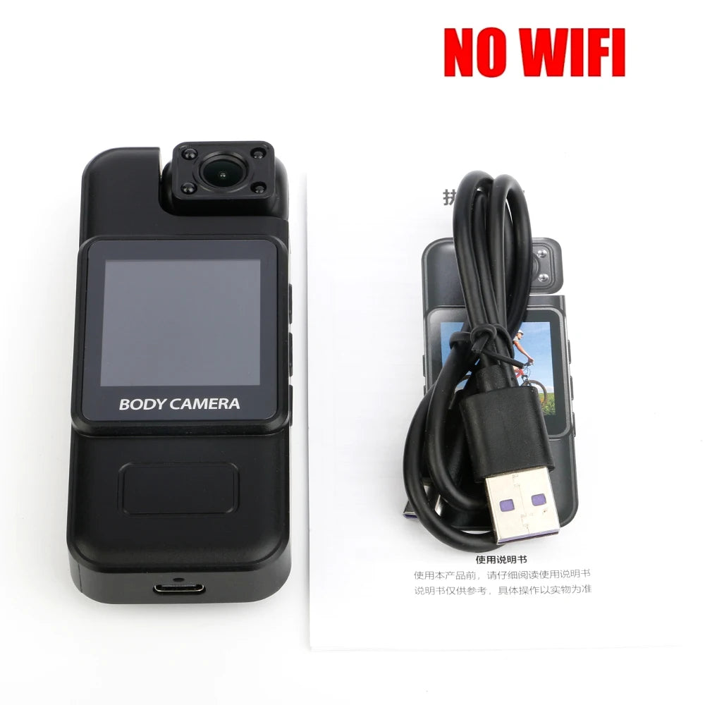4K WiFi Body Camera — Night Vision Portable Sports Recorder