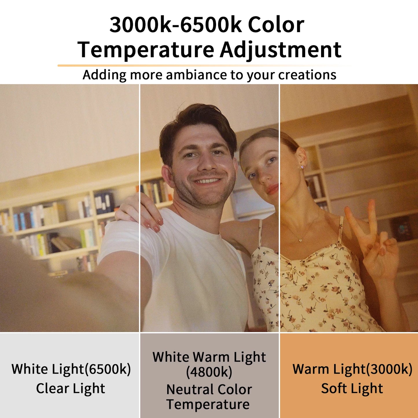 X1 RGB Video Lights Mini LED Camera Light 3000mAh Rechargable LED Panel Lamp Photo Video Lighting for Youtube Tik tok