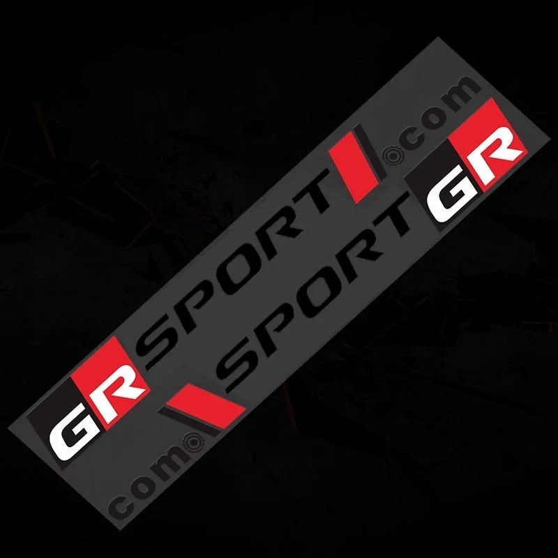 2pcs Car Door Body Sticker Car Side Door Vinyl Decal Stickers For Toyota GR Sport GR GAZOO RACING CHR Corolla Hilux Prad Yaris