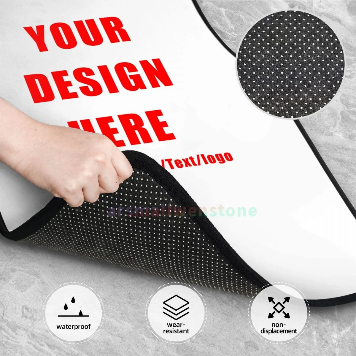 Your Own Design Printed Car Floormat Heavy Duty Front Rear Rubber Floor Mats Carpet Floor Protection Fits Most Vehicles