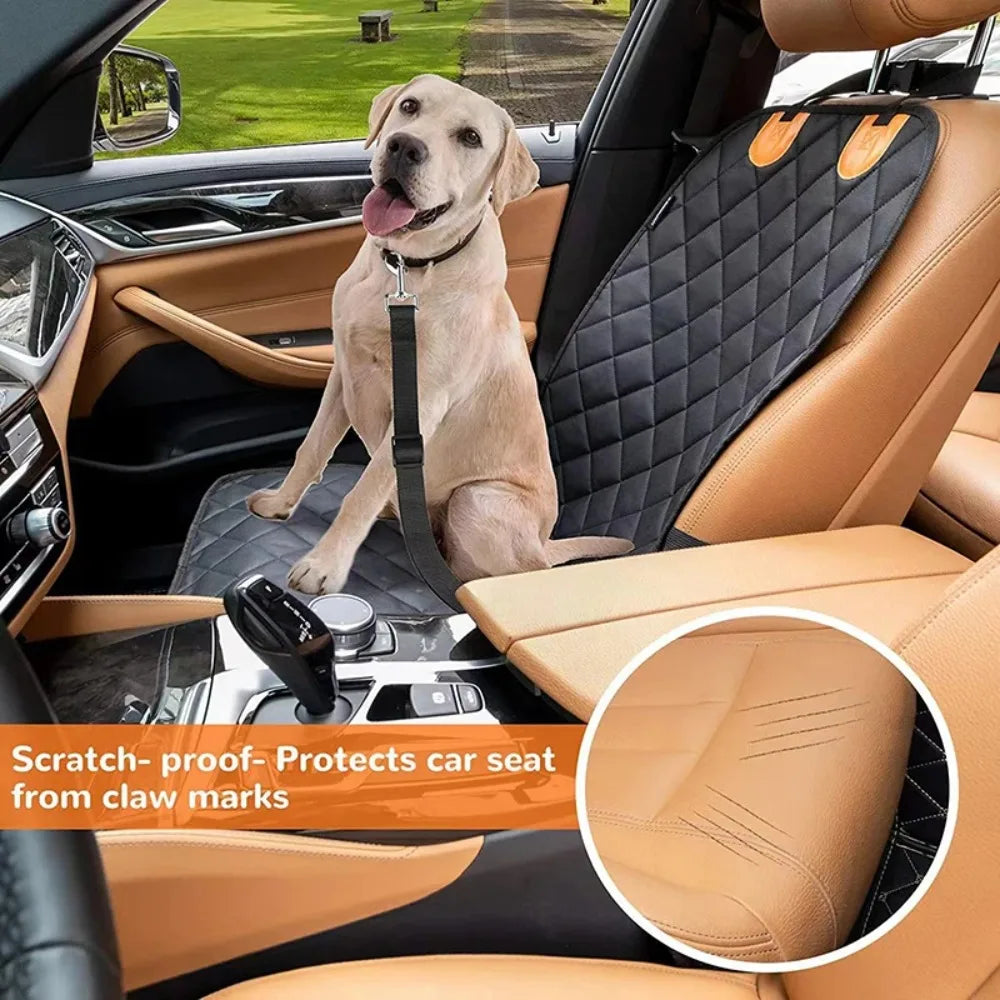 Front Seat Dog Car Seat Cover - Waterproof Co-Pilot Protector – photo 3
