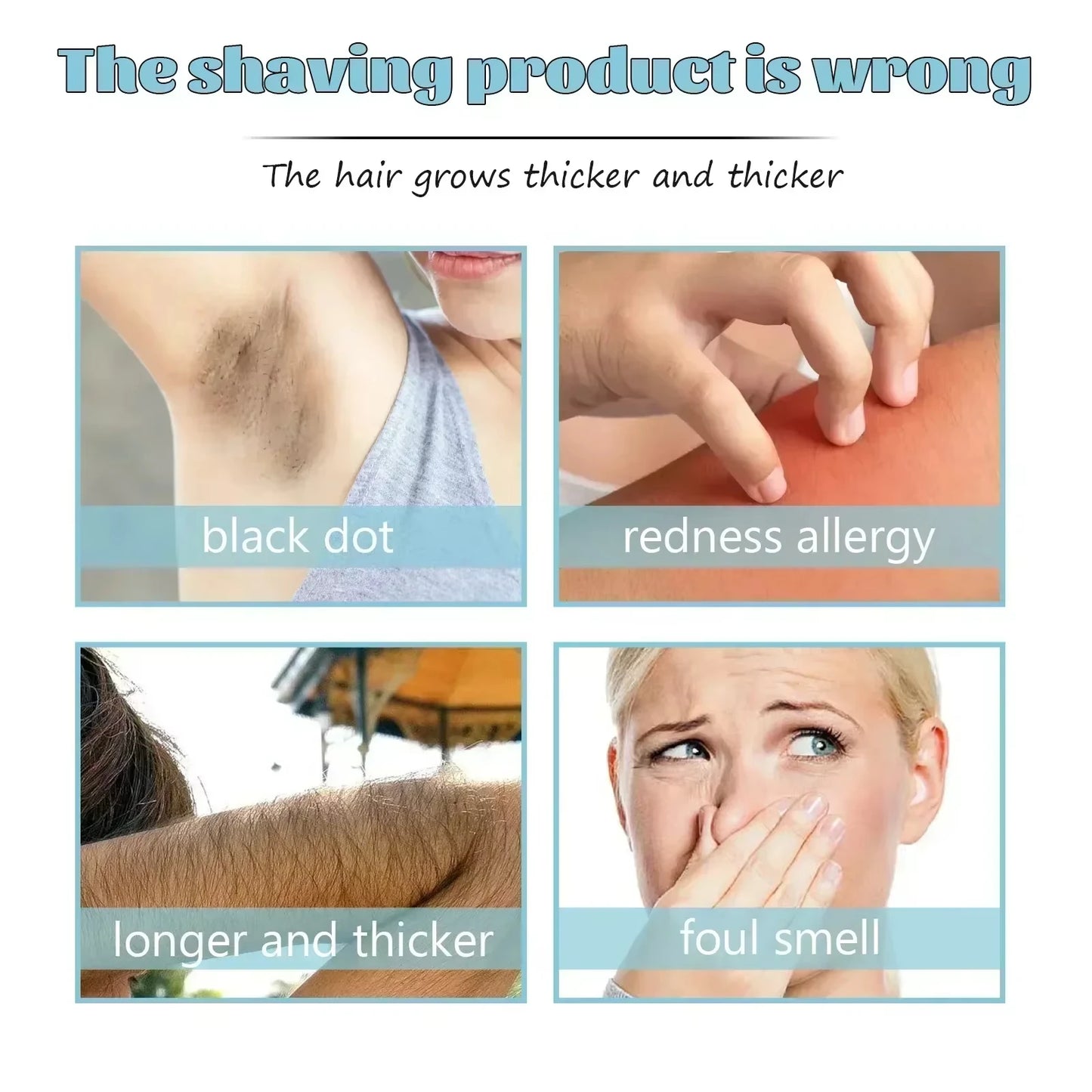 Soothing Body Cream for Post-Hair Removal - Allantoin & Lupine
