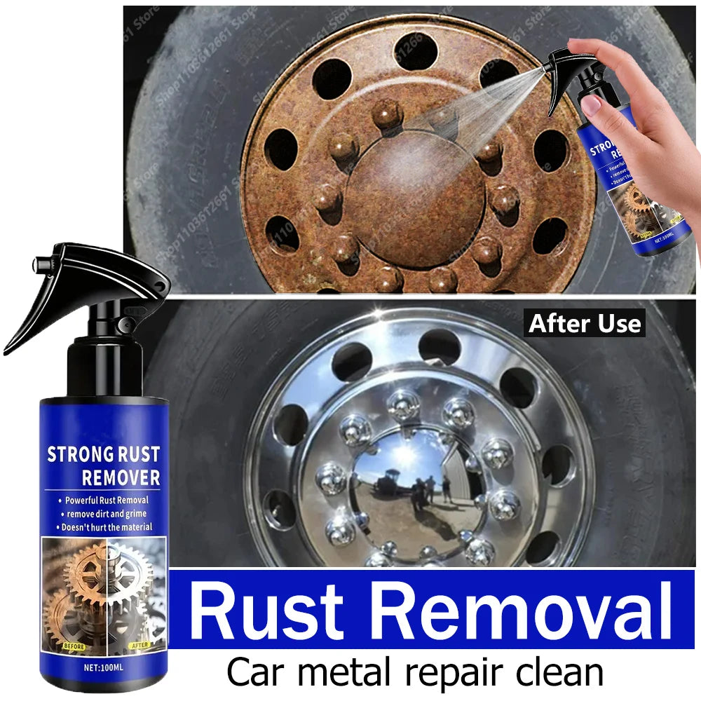 Multifunctional car rust remover used for removing rust providing surface protection on car brake pads iron metal surface 1/3PCS