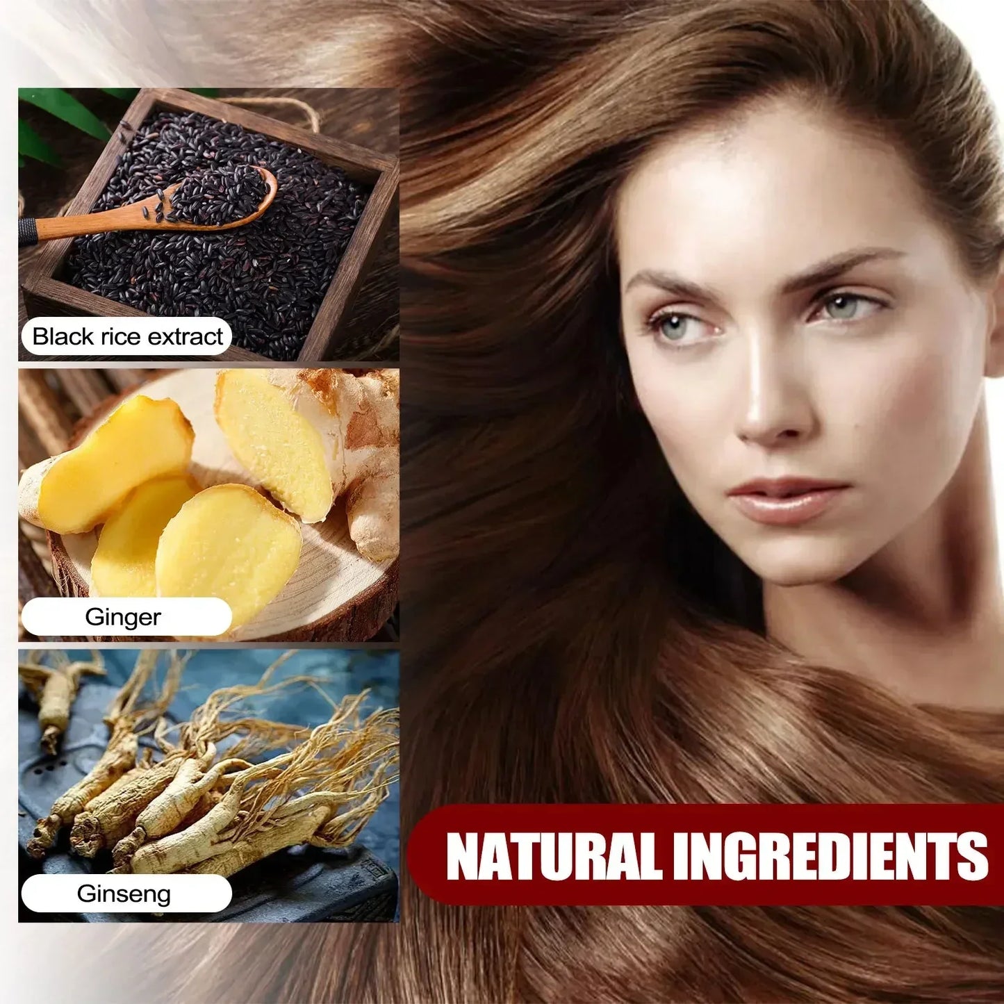 Nourish Hair Roots Scalp Care Support Hair Density Boost Skin Elasticity For Thicker Healthier-Looking Hair Daily Use.