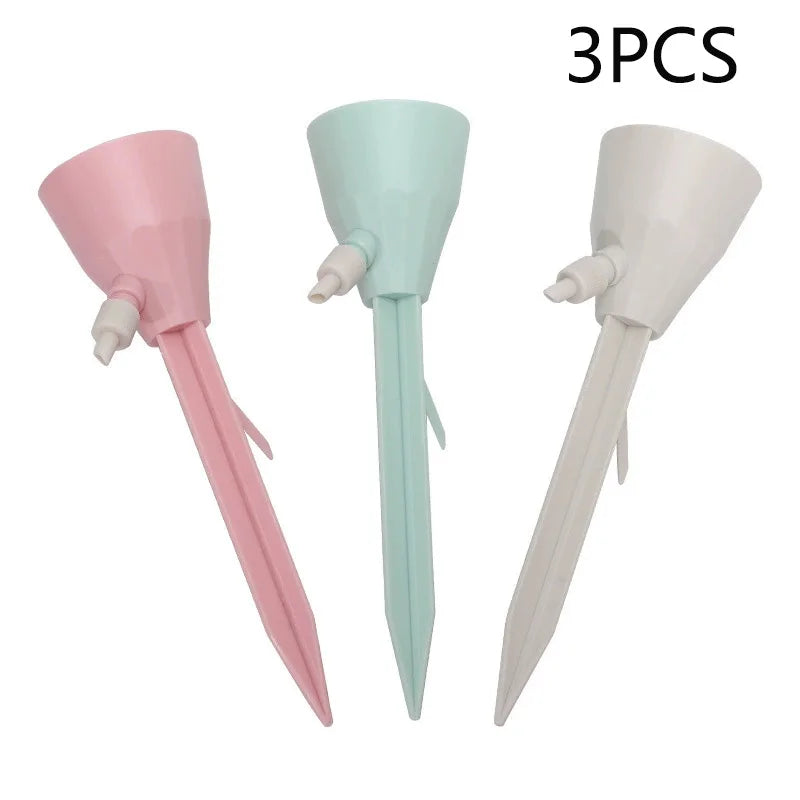 3Pc Automatic Drip Irrigation Spikes — Self-Watering Plant System