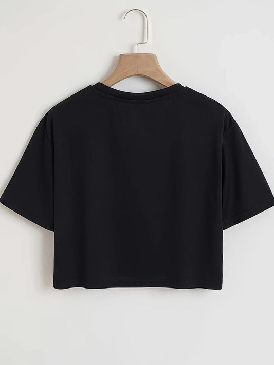 LA No. 91 Crop Top - Women's Sports T-Shirt, Running Workout Tee - photo 5