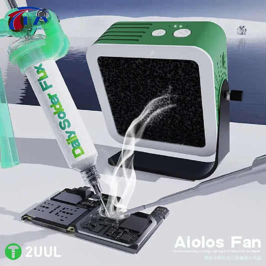 2UUL Alolos 3-in-1 Smoke Exhaust Fan & Fill Light for Soldering