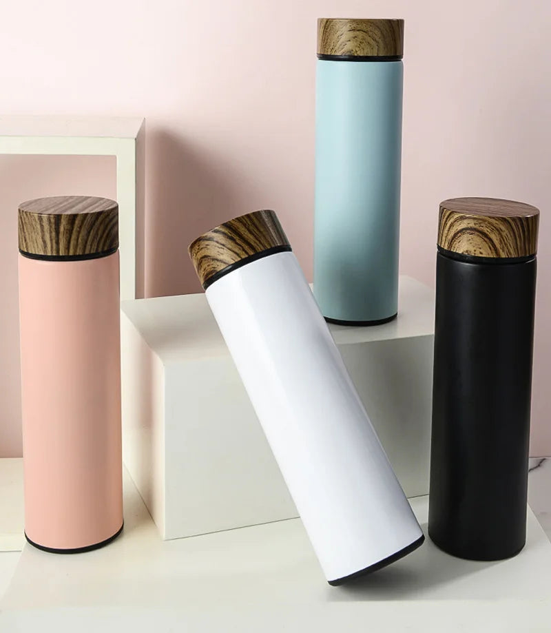 Logo Customize Thermos Mug Coffee Cup With Lid Thermocup Seal Stainless Steel Vacuum Flasks Thermo Mug For Car Water Bottles