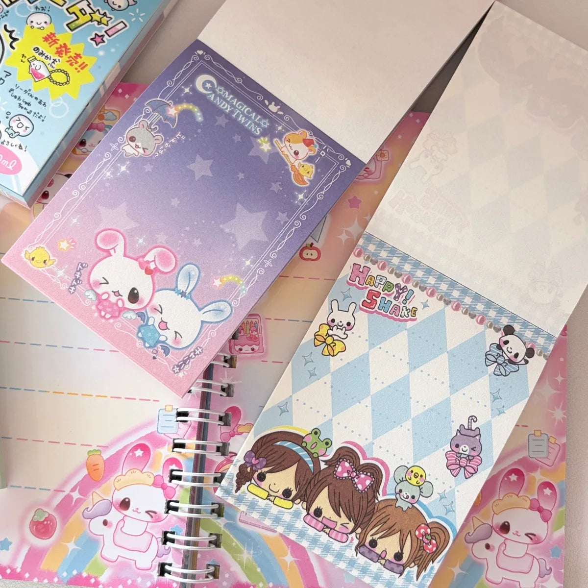 Japanese Retro Cute Showa Style Memo Pads Non Adhesive Journaling Decorative Paper 70 Sheets Each