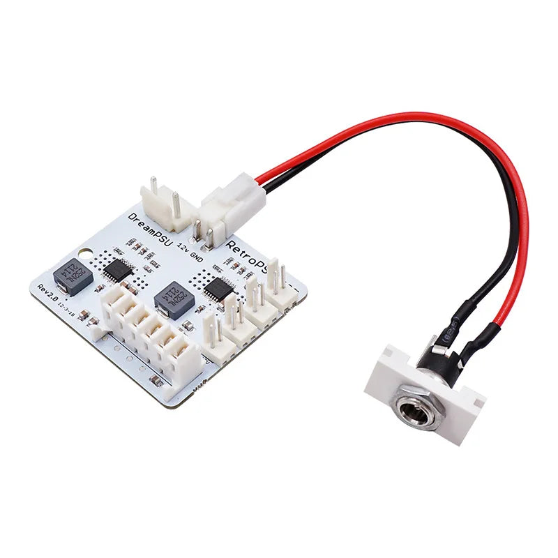 For SEGA DreamCast DreamPSU Rev2.0 12V Power Supply Board + Power Plug Adapte For AII DreamCart Game Console Replacement Parts