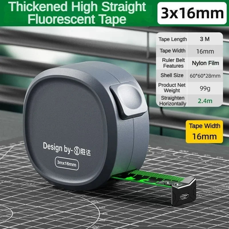 Mijia Tape Measure Self-locking Steel Tape 10m Portable Woodworking Measure Gauging Tool Retractable High Precision Meter Ruler