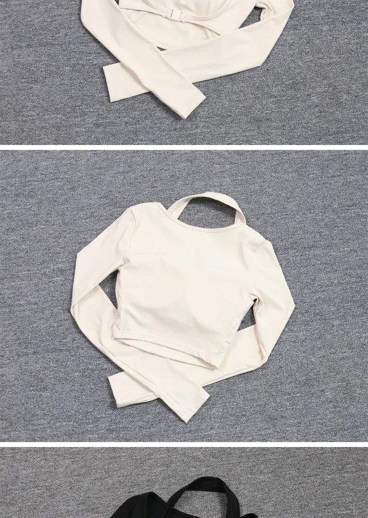 Hanging Neck Yoga Suit Slimming Sports Workout Women Sexy Outdoor Tennis Tops Underwear