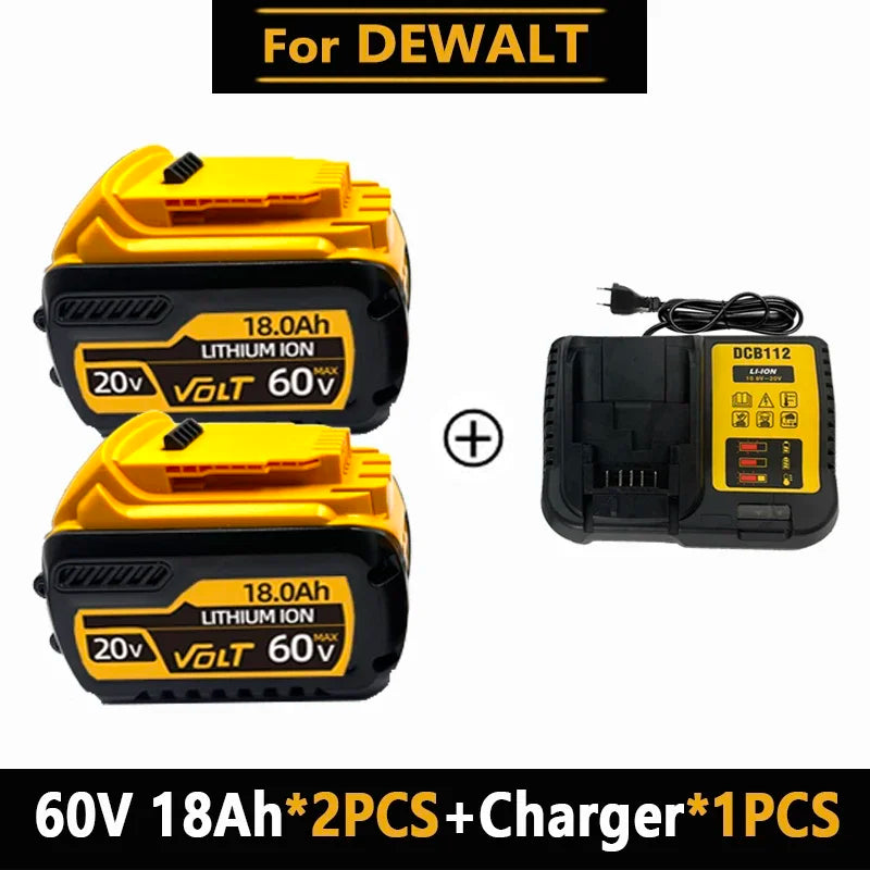 for DeWalt 18v 20V Lithium Ion Batteries 20V 12Ah DCB203 Li ion Battery Replacement DCB206 DCB205 DCB204 DCB200Power Tools