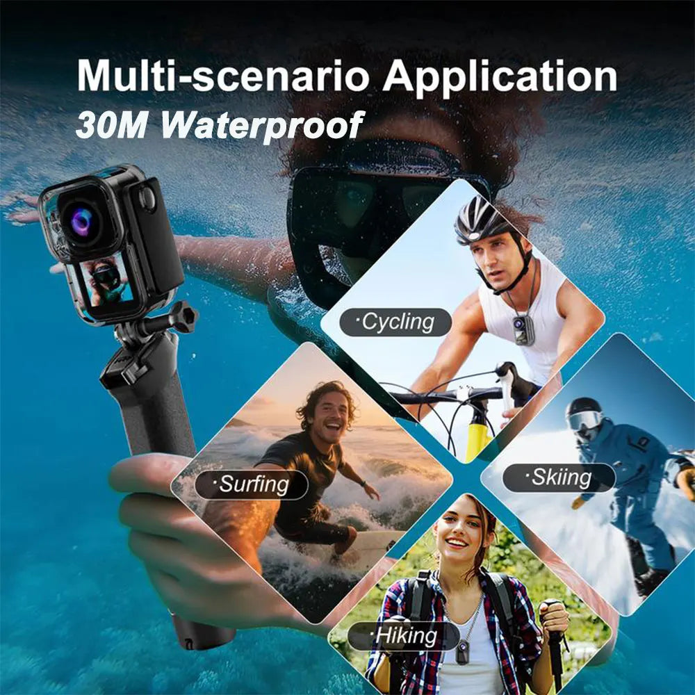 5K Thumb Action Camera — 6-Axis Stabilised Magnetic Body Cam
