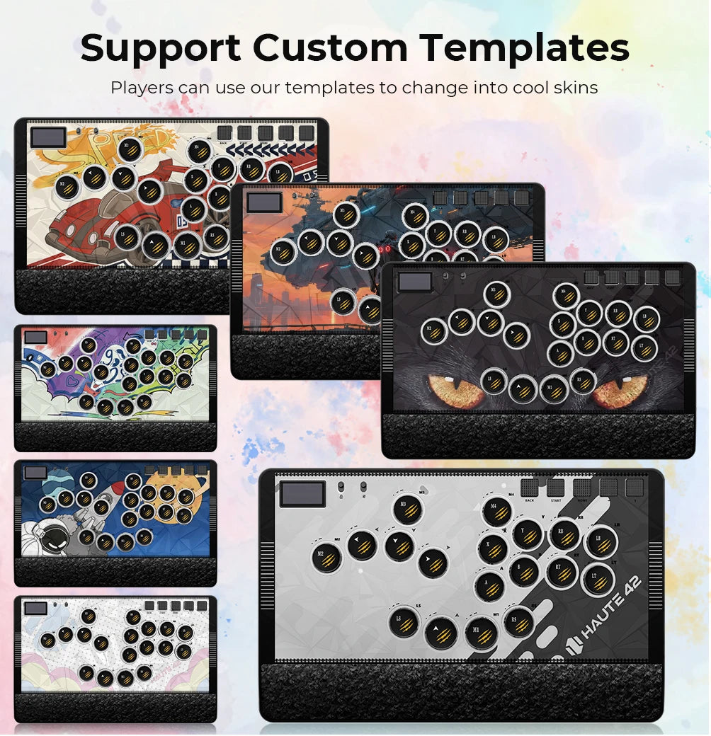 Haute42 C-AT Magnetic Leverless Hitbox Controller Stickless Arcade Controller Keyboard For PC/PS4/PS5/Switch Hitbox Fightstick