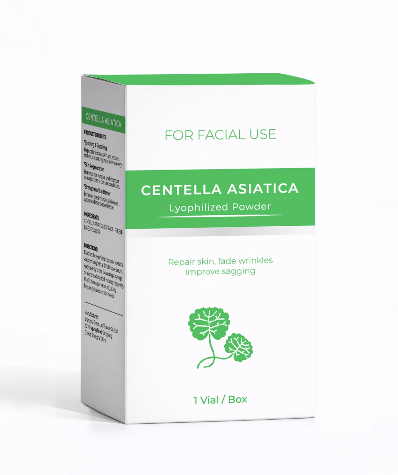 Copper Peptide Centella Powder — High-Purity Smoothing Skincare