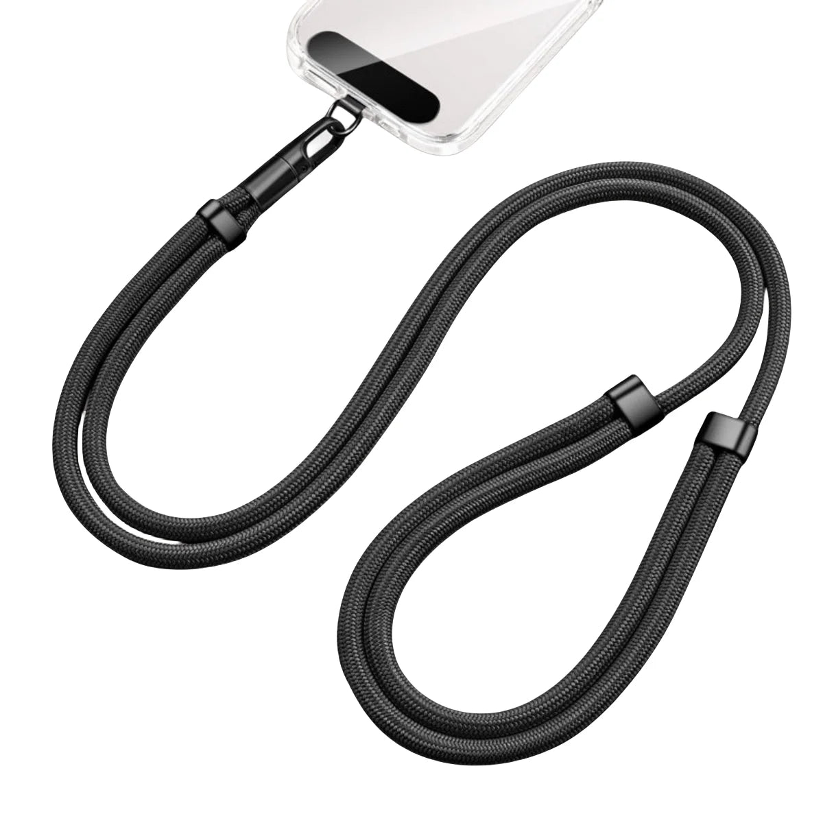 Universal Phone Lanyard with Clip – Anti-Drop 360° Rotation Adjustable Neck & Crossbody Strap for All Phones
