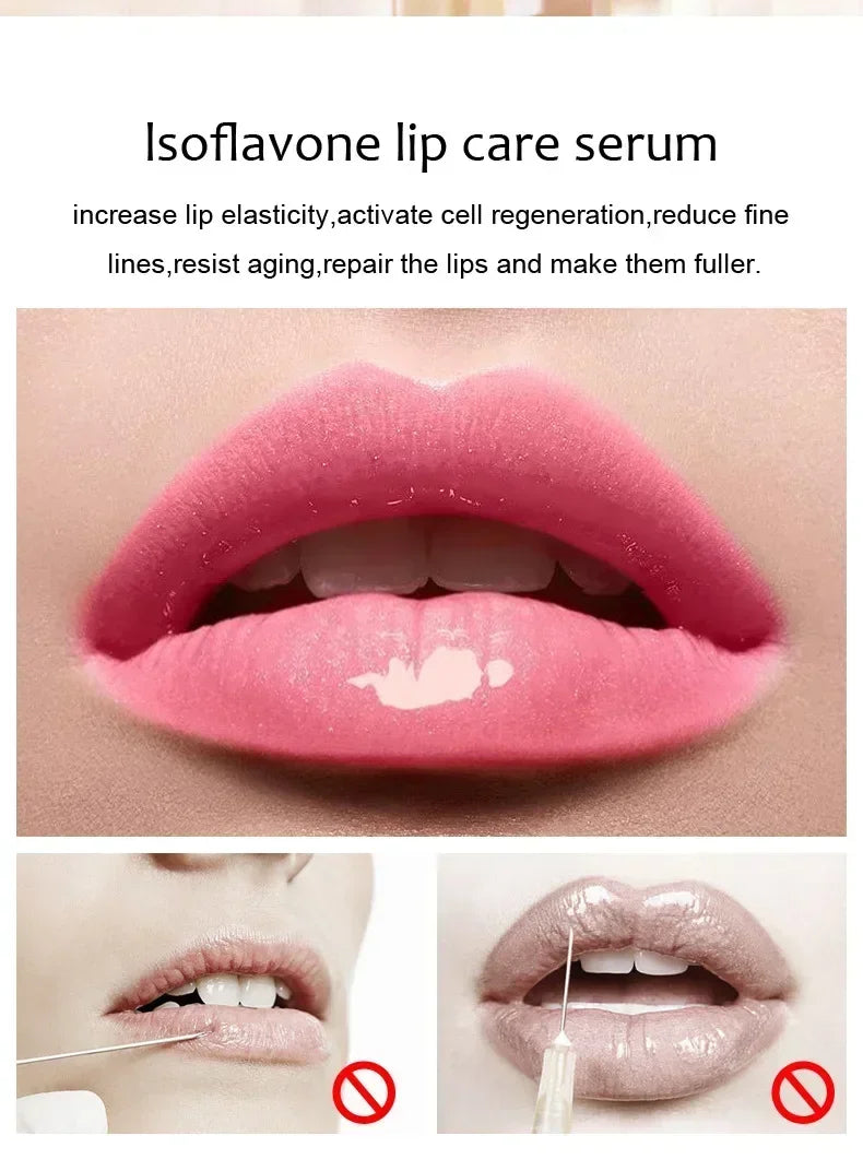 Long Lasting Lip Plumper Oil Serum Instant Volumising Essence Oil Moisturize Repair Lip Fine Lines Increases Elasticity Sexy Lip